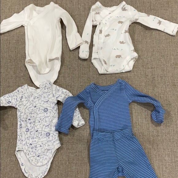 preemie side snap onesies